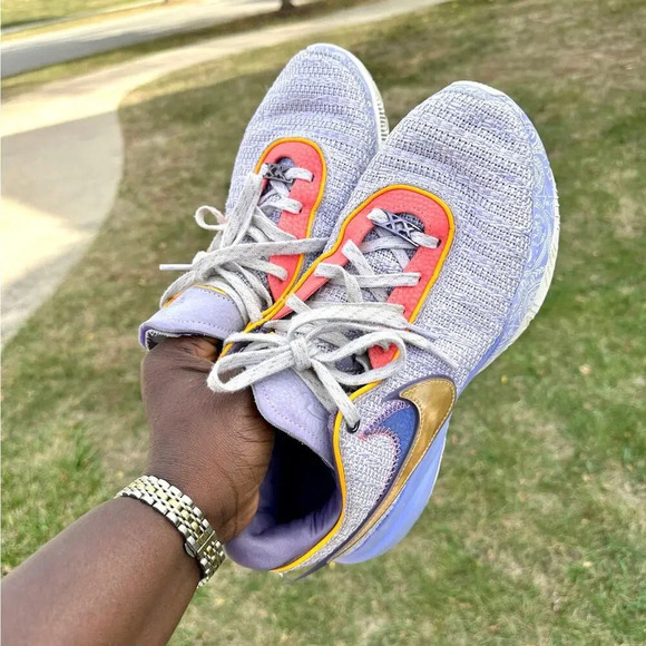 Nike Lebron 20 Violet Frost Men’s Athletic Shoes Size 10 - Picture 17 of 17